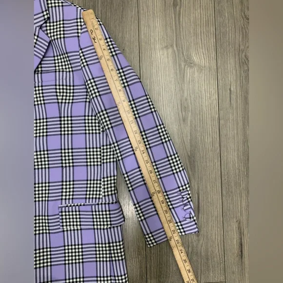 Uterque Check 2‎ Piece Suit Sz S NWOT - Picture 4 of 16